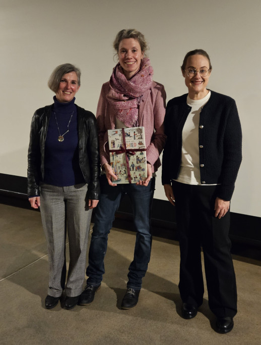 Filmreihe der Krebsliga Bern: "Röbi geht" mit Maya Monteverde, Petra Mair und Birgit Nägeli (v.l.n.r.)